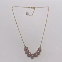 Load image into Gallery viewer, Smile Freshwater Pearl Necklaces Golden