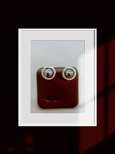 Load image into Gallery viewer, Sterling Silver Tahitian Sea Pearl 9-10MM Studs