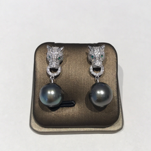 Load image into Gallery viewer, Leopard Sterling Silver Tahitian Sea Pearls