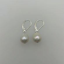 Load image into Gallery viewer, French Wire and Baroque Pearl Earrings