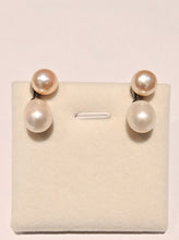 Load image into Gallery viewer, Mini Freshwater Pearl Earrings in Sterling Silver
