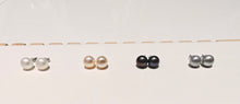 Load image into Gallery viewer, Freshwater Pearl Stud Earrings 9-10mm in Sterling Silver
