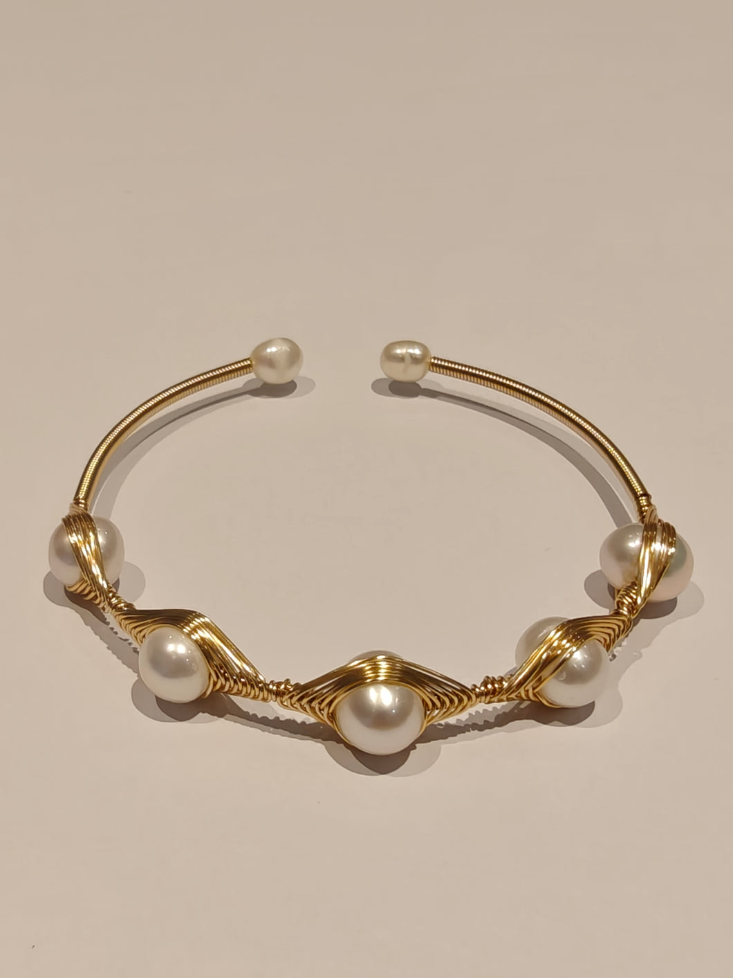 Handmade Pearl Bangle 1