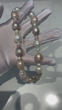 Load and play video in Gallery viewer, Mixed Size and Colour Pearl Necklaces
