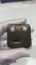 Load and play video in Gallery viewer, Sterling Silver Leopard Akoya Sea Pearl Studs
