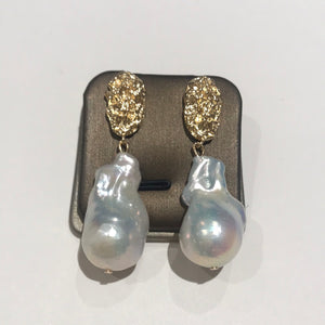 Baroque Freshwater Pearl Earrings