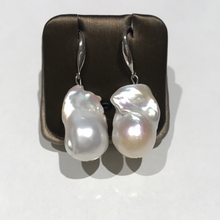 Load image into Gallery viewer, Sterling Silver Massive Baroque Freshwater Pearl Earrings
