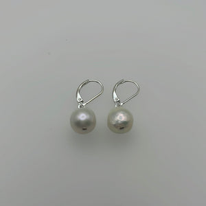 French Wire and Baroque Pearl Earrings