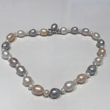 Load image into Gallery viewer, Mixed Size and Colour Pearl Necklaces
