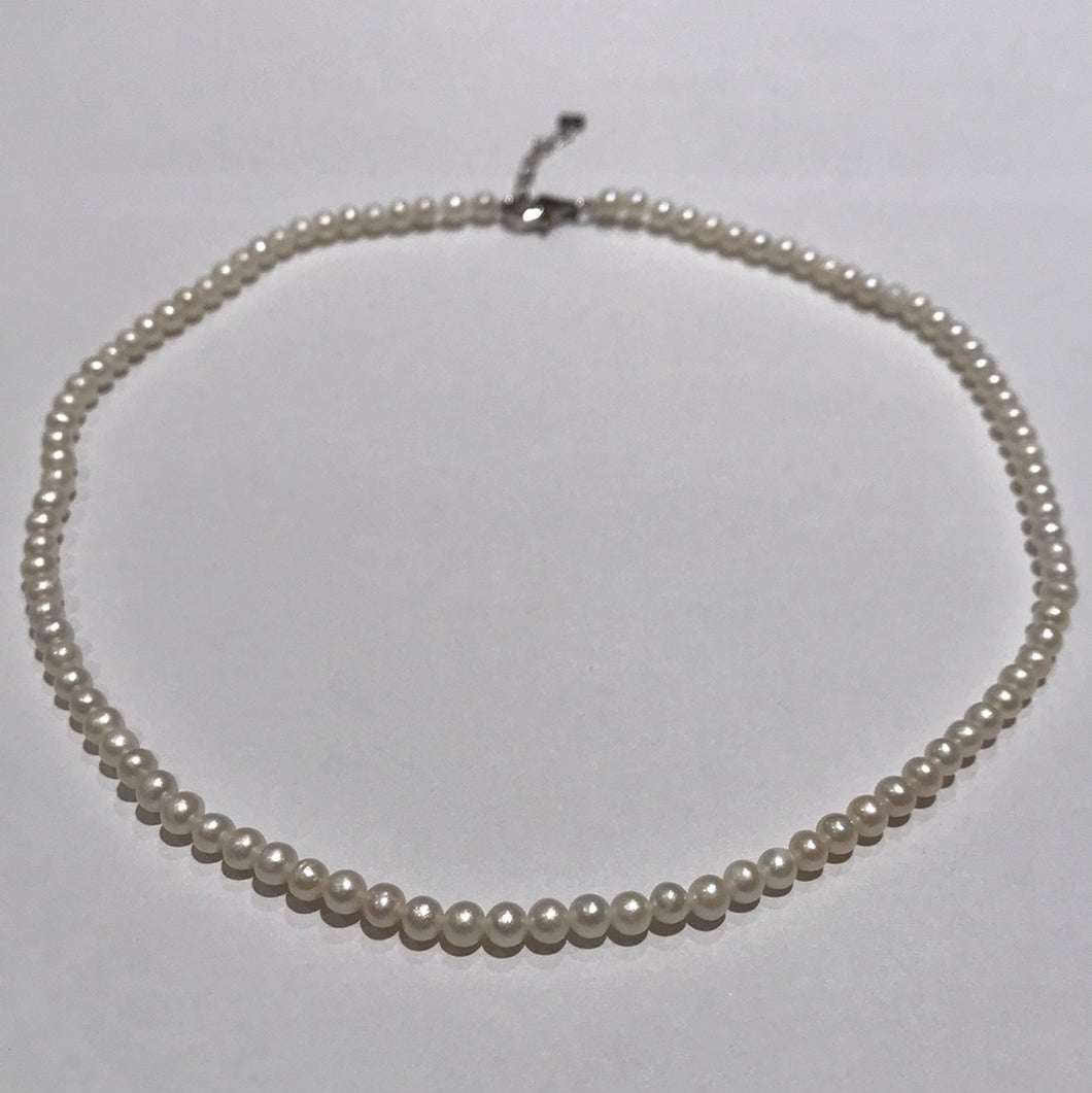 3-4MM Baby Round Freshwater Pearl Chocker