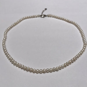 3-4MM Baby Round Freshwater Pearl Chocker