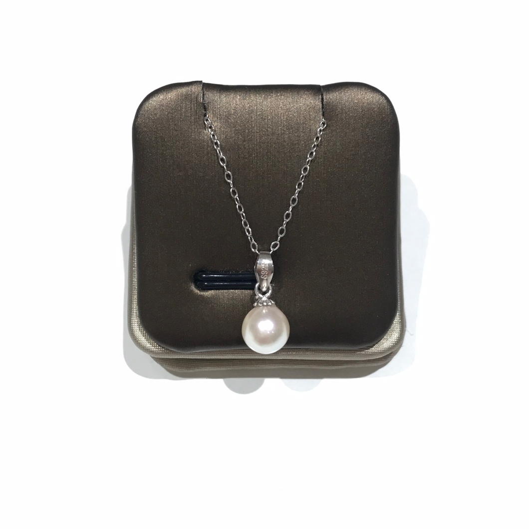 Sterling Silver Classical Sea Pearl Necklace