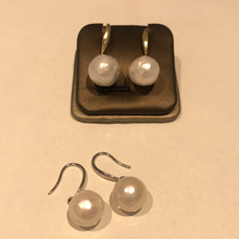 Load image into Gallery viewer, 11-12MM Round Baroque Pearl Earrings
