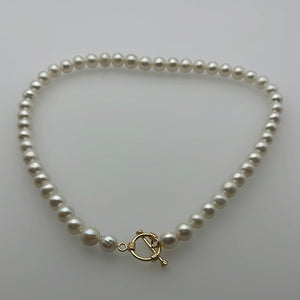 9-10MM Round Pearl Necklace
