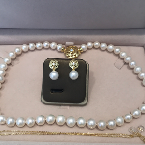 Camellia Sterling Silver And Premium Round Pearl Sets