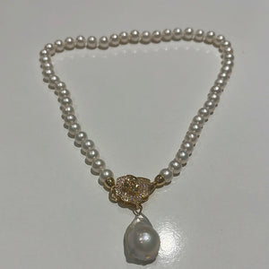 Rose 8-9 MM Premium Freshwater Pearl Set