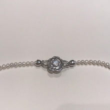Load image into Gallery viewer, 5MM  Pearl Necklaces With Camellia CLASP
