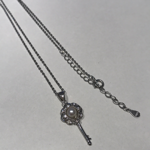 Akoya Sea Pearl Key Necklaces