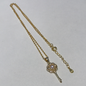 Akoya Sea Pearl Key Necklaces