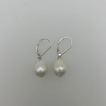 Load image into Gallery viewer, French Wire and Baroque Pearl Earrings
