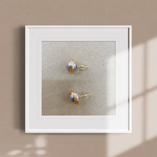 Load image into Gallery viewer, Blue Planet Akoya Sea Pearl 8.5-9MM Studs
