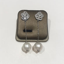 Load image into Gallery viewer, Camellia Silver Earrings
