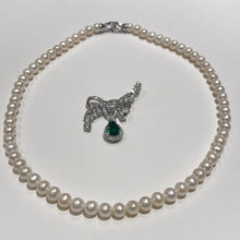 Load image into Gallery viewer, 7MM Premium Pearl Necklace
