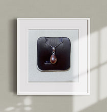 Load image into Gallery viewer, Silver Necklace with Pearl Pendent
