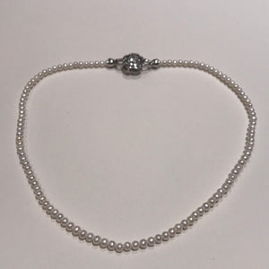 5MM  Pearl Necklaces With Camellia CLASP