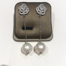 Load image into Gallery viewer, Camellia Silver Earrings
