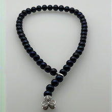 Load image into Gallery viewer, 9-10MM Black Freshwater Pearl Necklaces
