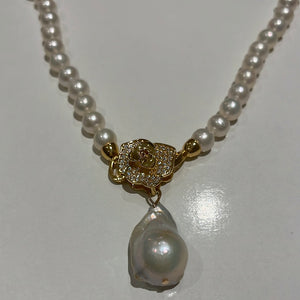 Rose 8-9 MM Premium Freshwater Pearl Set