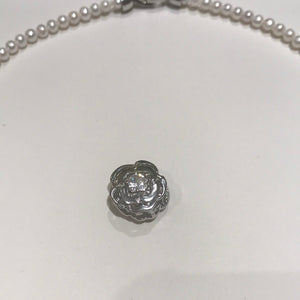 5MM  Pearl Necklaces With Camellia CLASP