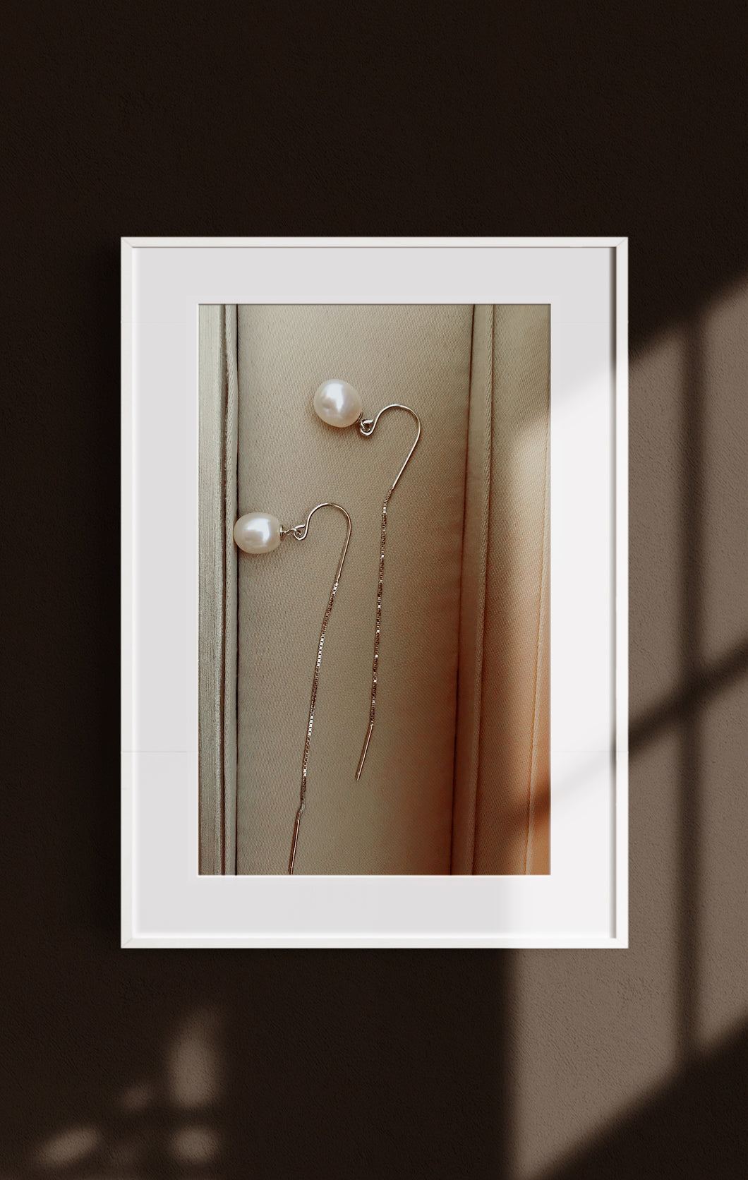 Sterling Silver Chain and Wire Earrings