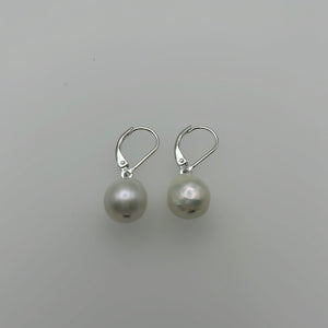 French Wire and Baroque Pearl Earrings