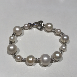 Mixed Sized Pearl Bracelets