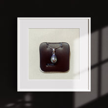 Load image into Gallery viewer, Silver Necklace with Pearl Pendent
