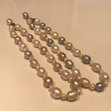 Load image into Gallery viewer, Mixed Size and Colour Pearl Necklaces
