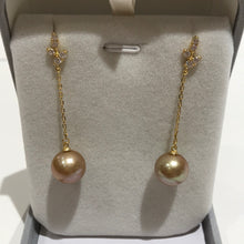Load image into Gallery viewer, Golden Freshwater Pearls Earrings 07
