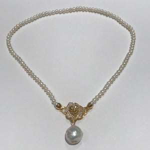 Rose Necklace Set