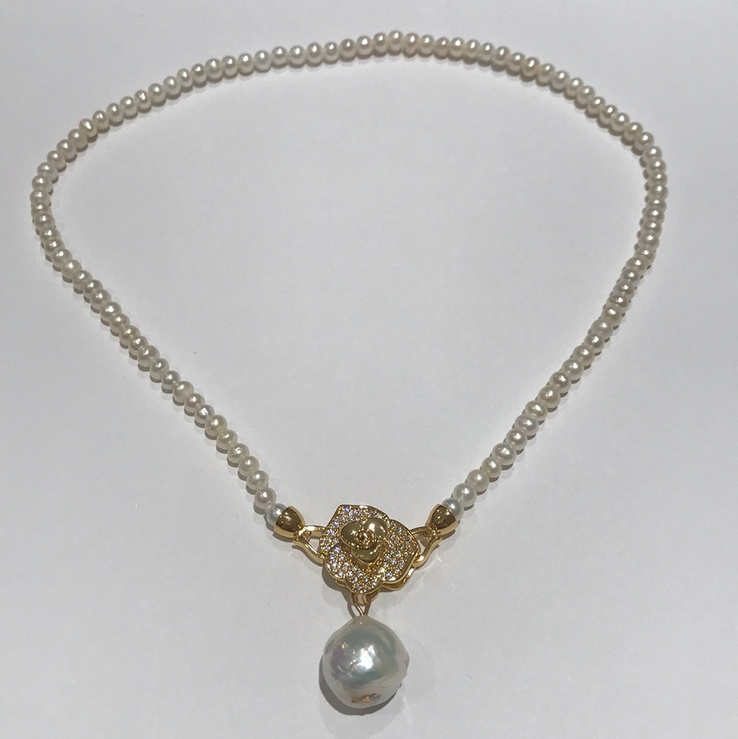 Rose Necklace Set